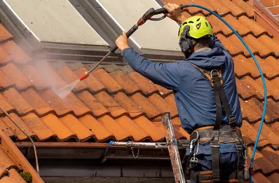 Démoussage et hydrofuge de toiture à Saugy